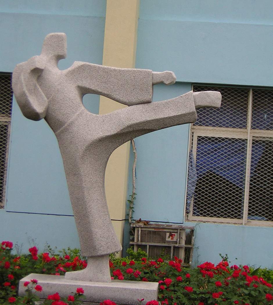武术校园雕塑